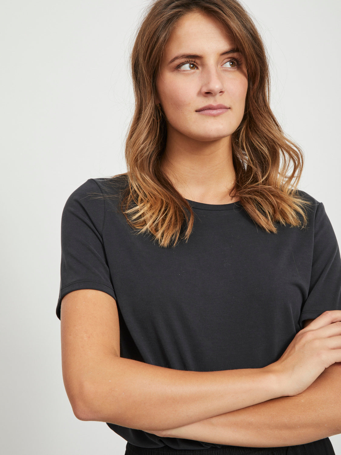 OBJANNIE T-shirt - black